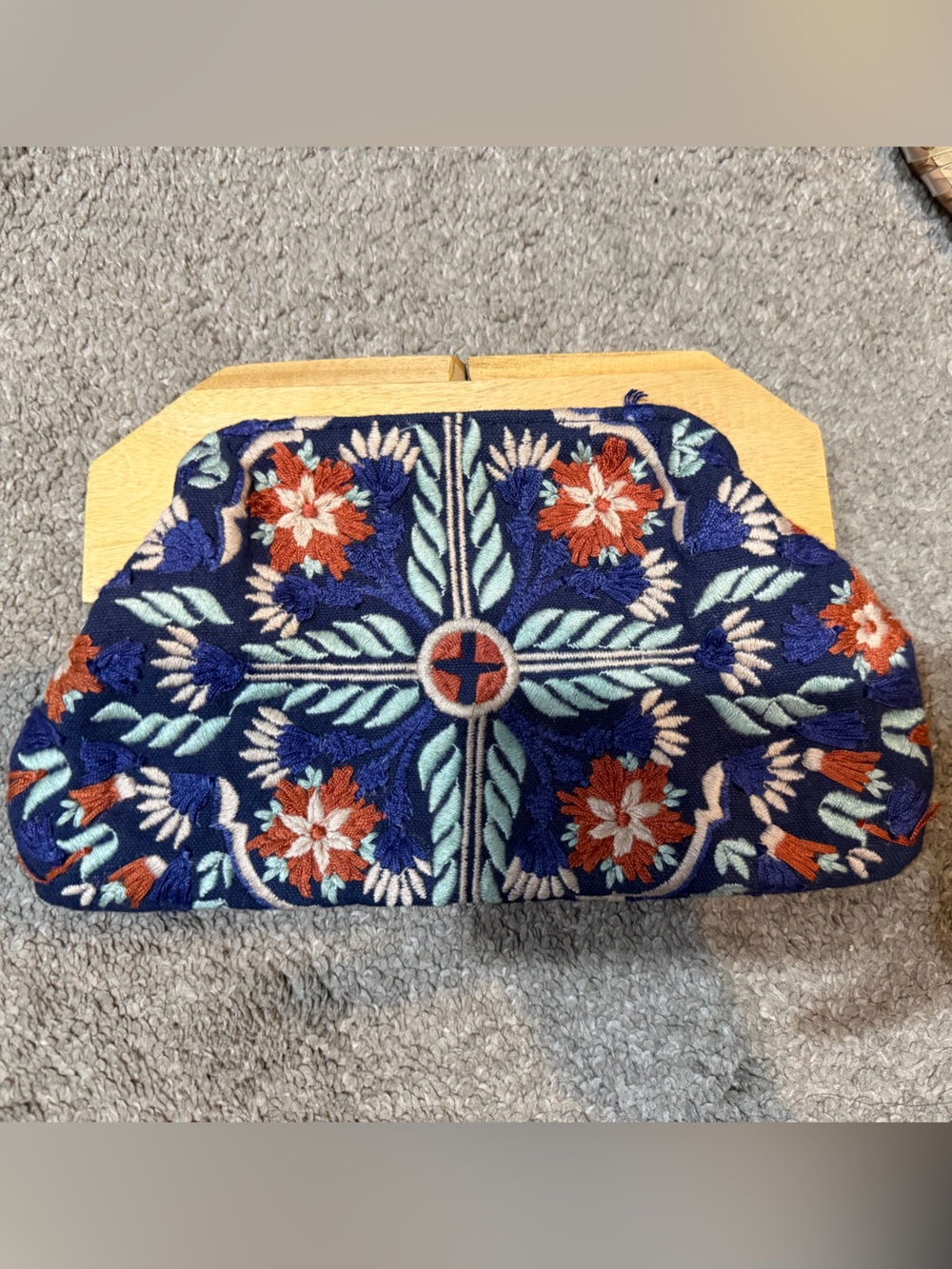 Cleobella Embroidered Finley Clutch Anthropologie